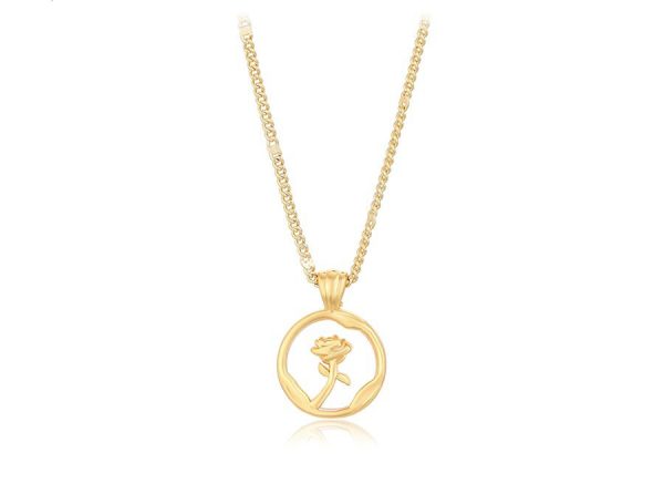 Rosa halsband
