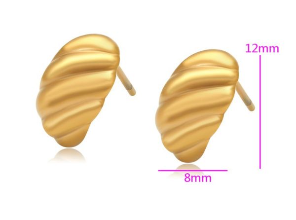 Croissant örhängen - Bild 2